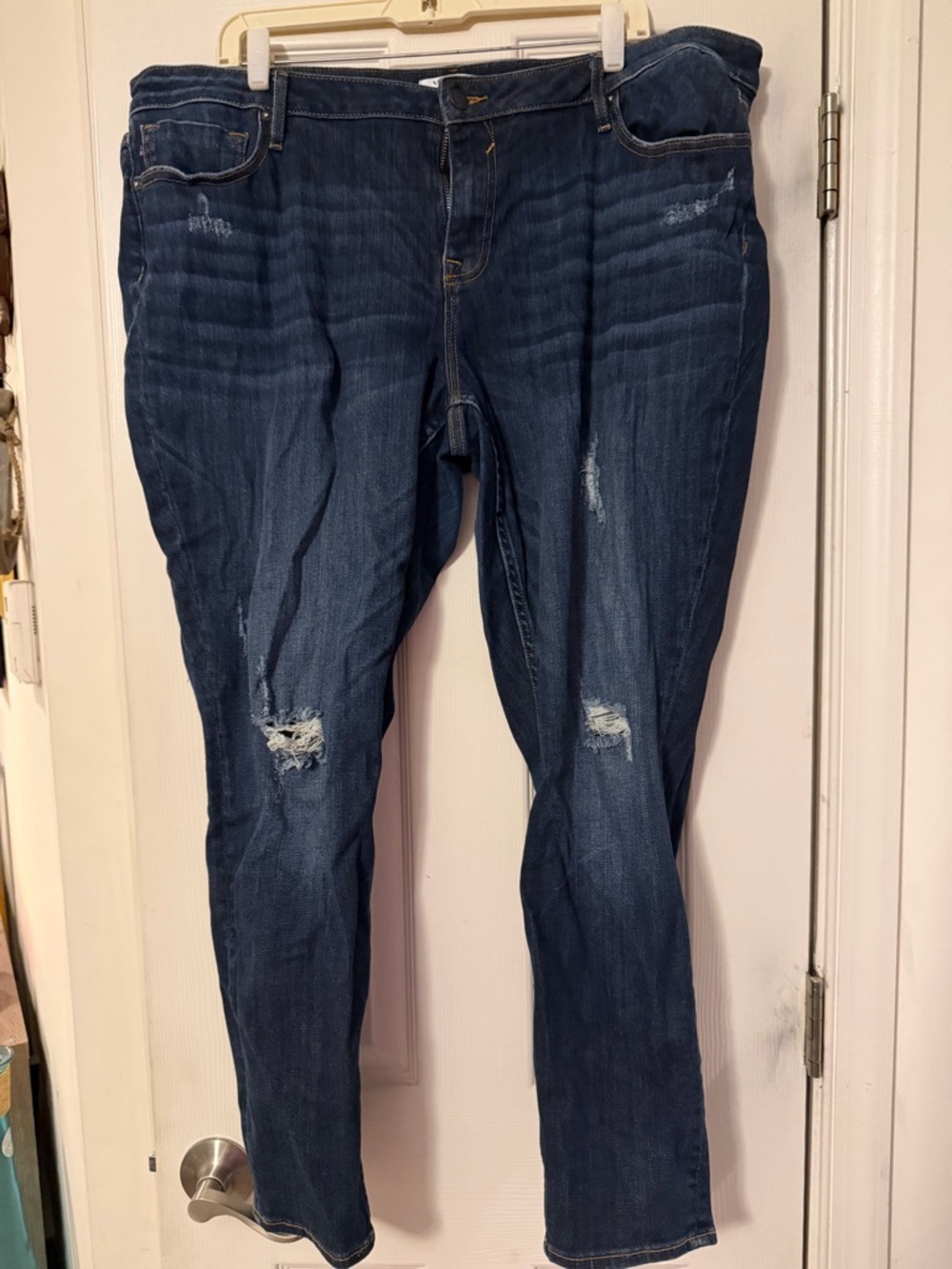 Vigoss Dark Blue Distressed Skinny Jeans